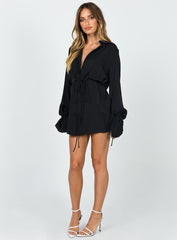 Forbidden Mini Dress Black