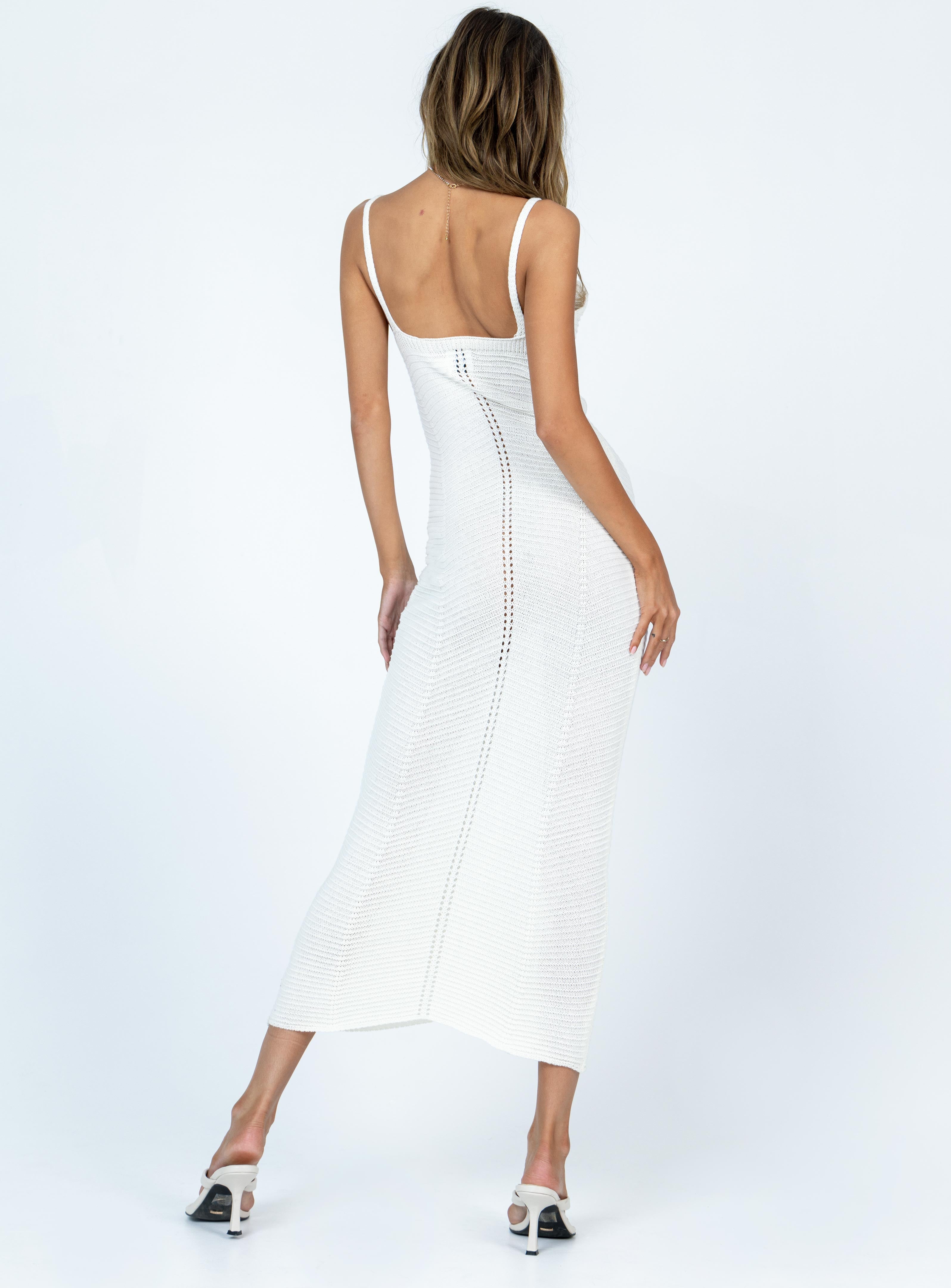 Abigail Midi Dress Cream